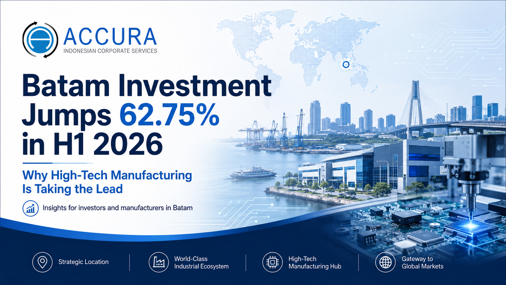 Batam Investment Jumps 62.75% in H1 2026: Why High-Tech Manufacturing Is Taking the Lead