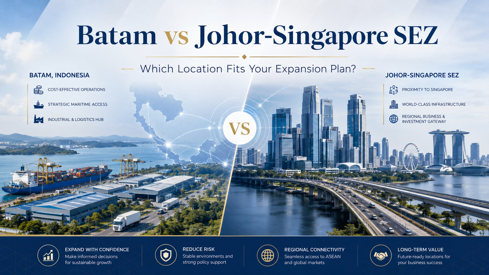Batam vs Johor-Singapore SEZ: Which Location Fits Your Expansion Plan?